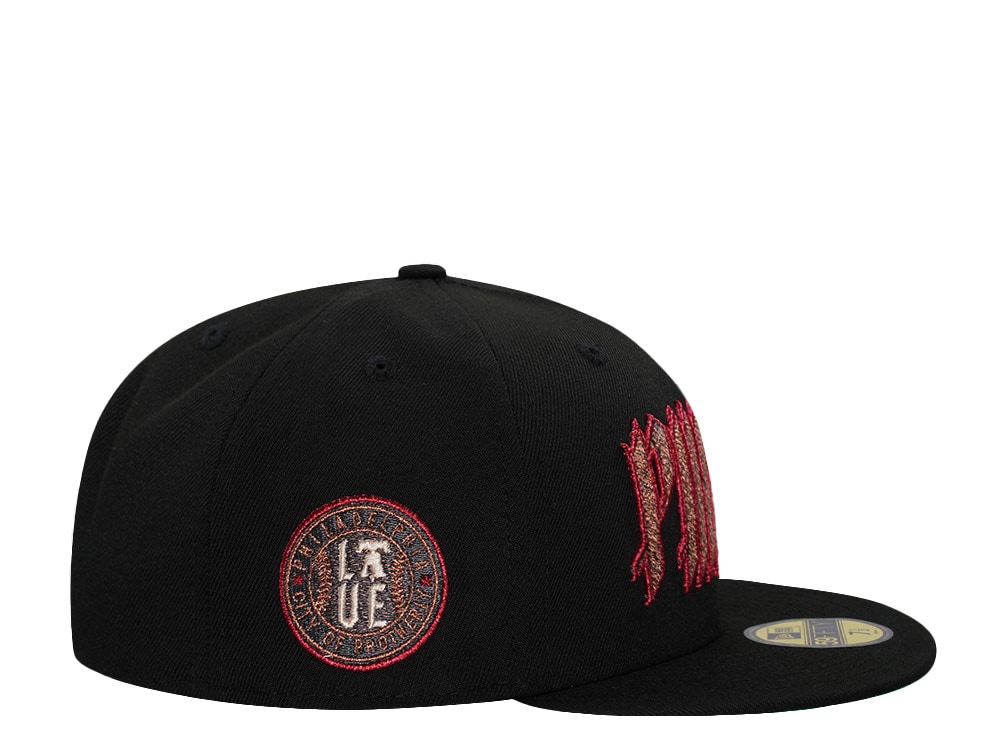 New Era Philadelphia Phillies City Connect Black Prime Edition 59Fifty Fitted Cap
