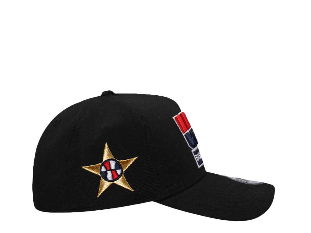 New Era Team USA Basketball Black Prime Edition 9Forty A Frame Snapback Cap
