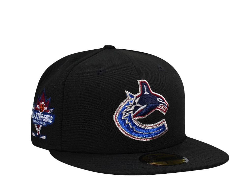 New Era Vancouver Canucks All Star Game 1998 Black Throwback Edition 59Fifty Fitted Cap