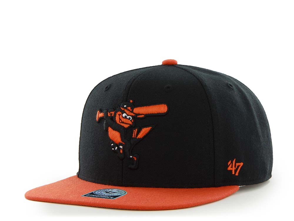47Brand Baltimore Orioles Sure Shot Captain Alternate Two Tone Snapback Cap