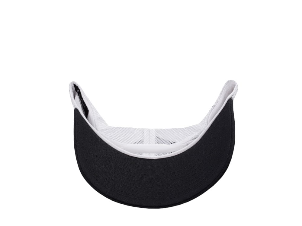 Brixton MFG Co Black and White Trucker Snapback Cap