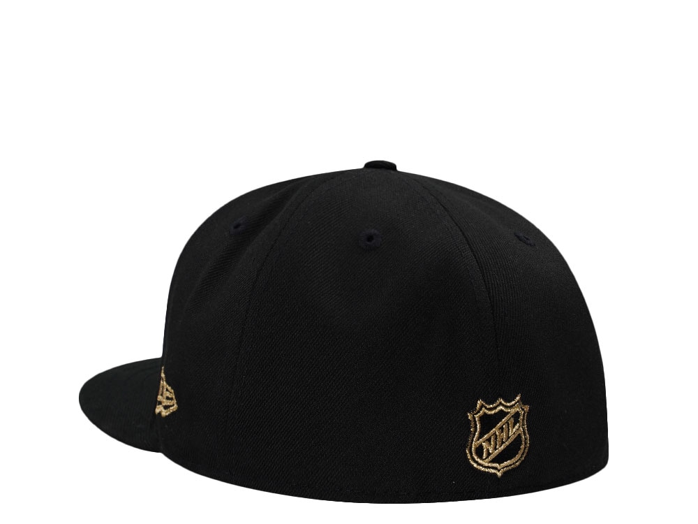 New Era Vegas Golden Knights Stanley Cup Champions Black Metallic Prime Edition 59Fifty Fitted Cap