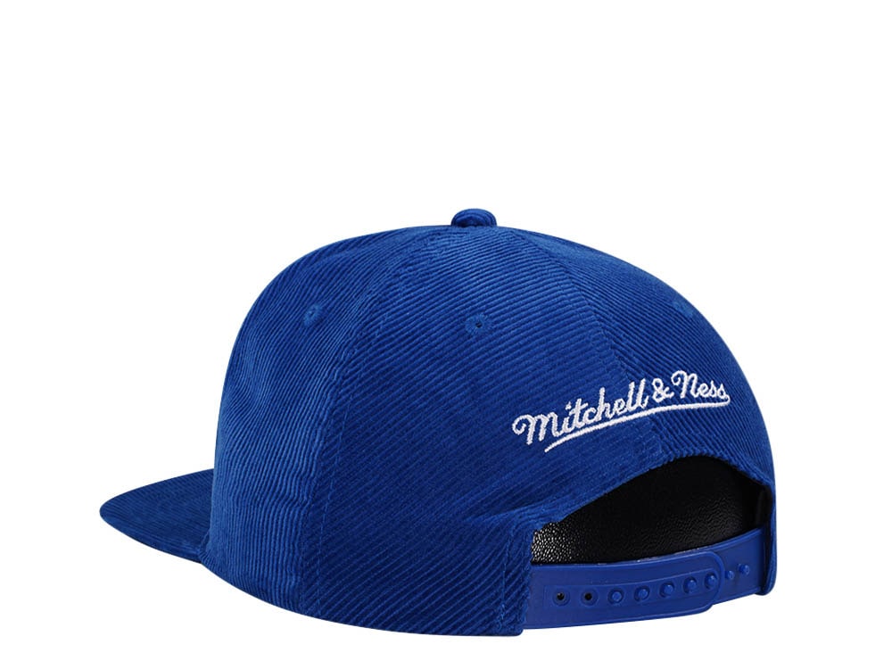 Mitchell & Ness Denver Nuggets Blue Cord Hardwood Classic Snapback Cap