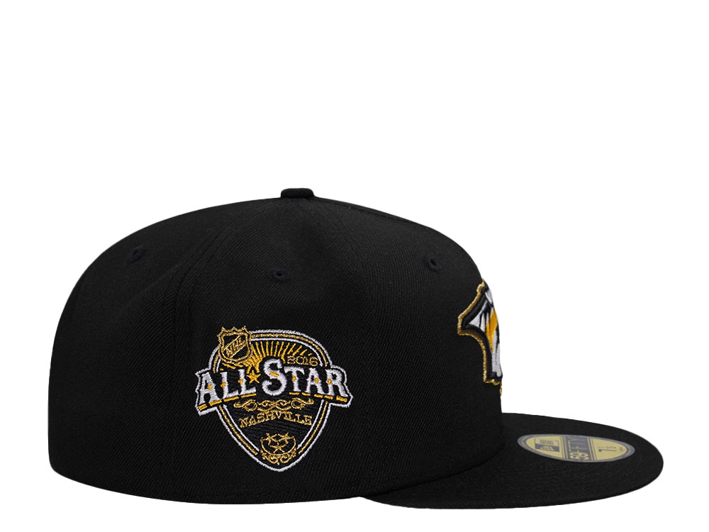 New Era Nashville Predators All Star Game 2016 Black Gold Edition 59Fifty Fitted Cap