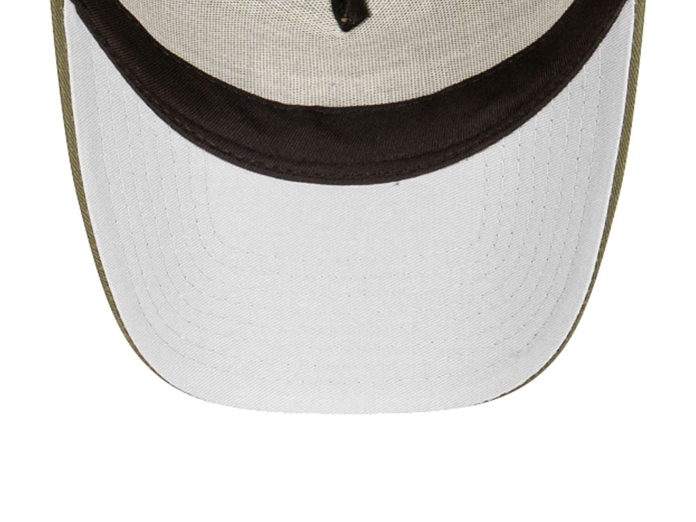 New Era Chicago Bulls Spanish Olive A Frame Snapback Cap