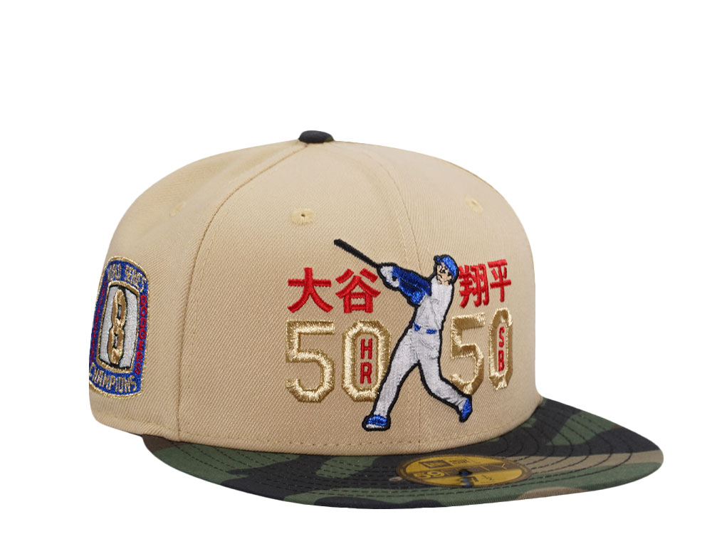 New Era Los Angeles Dodgers Ohtani 50 50 Vegas Camo Two Tone Edition 59Fifty Fitted Cap