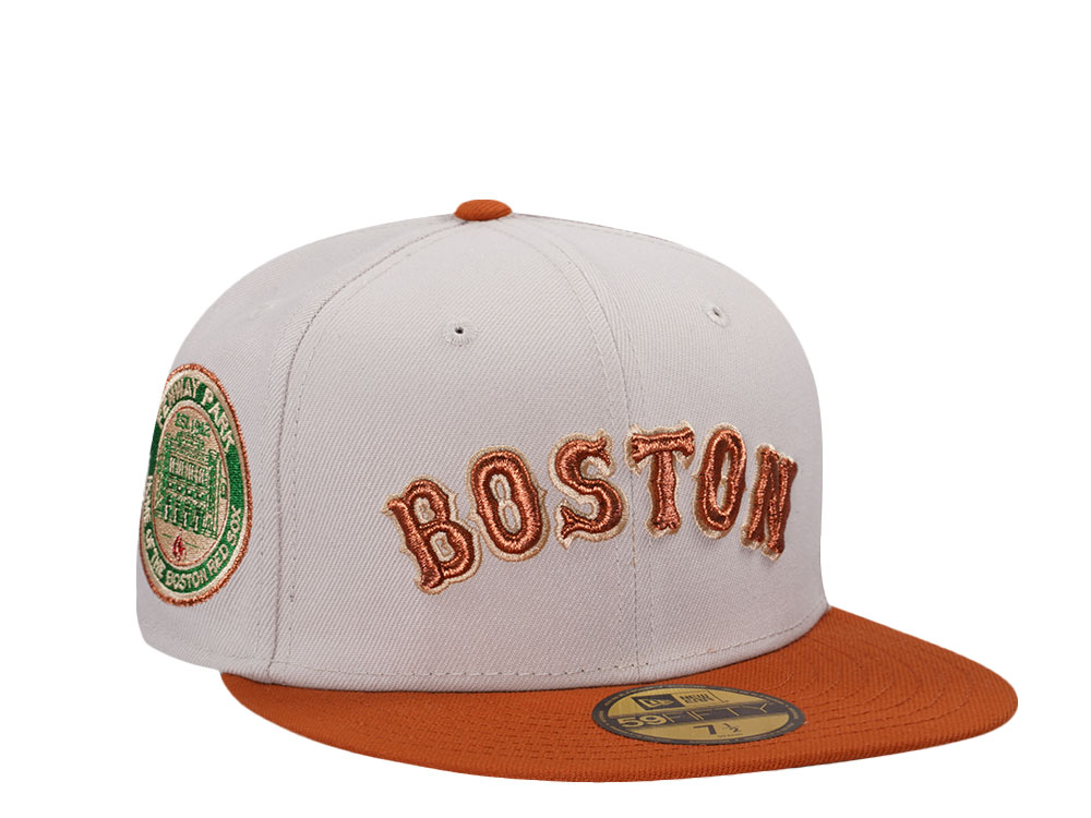 New Era Boston Red Sox Fenway Park Rusty Stone Two Tone Edition 59Fifty Fitted Cap