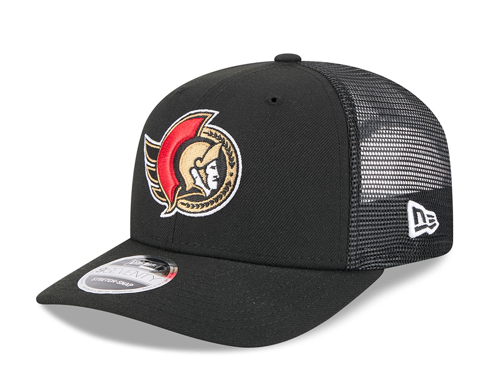 New Era Ottawa Senators Black Edition 9Seventy Trucker Snapback Cap