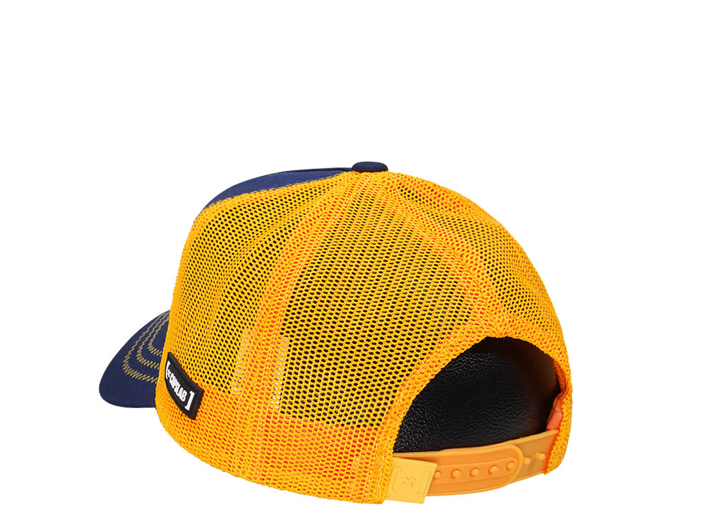 Capslab Dragon Ball Z Goku Blue/Orange Trucker Snapback Cap