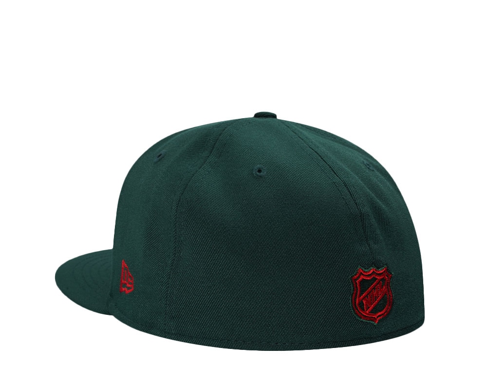 New Era New Jersey Devils Dark Green Champions Banner Edition 59Fifty Fitted Cap