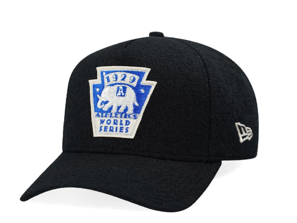 New Era Oakland Athletics World Series 1929 Black Edition 9Forty A Frame Snapback Cap