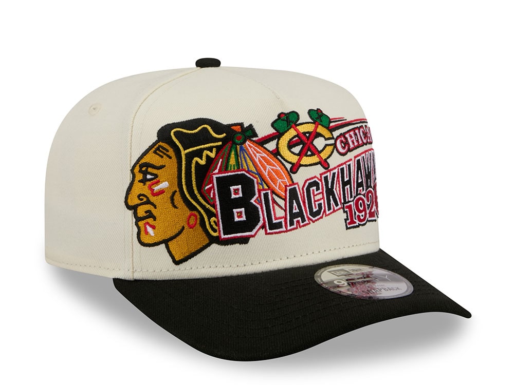 New Era Chicago Blackhawks Classic Logo Two Tone Edition 9Fifty A Frame Snapback Cap