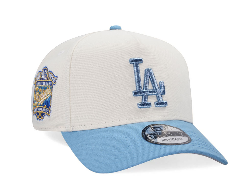 New Era Los Angeles Dodgers 40th Anniversary Chrome Gold Edition 9Forty A Frame Snapback Cap