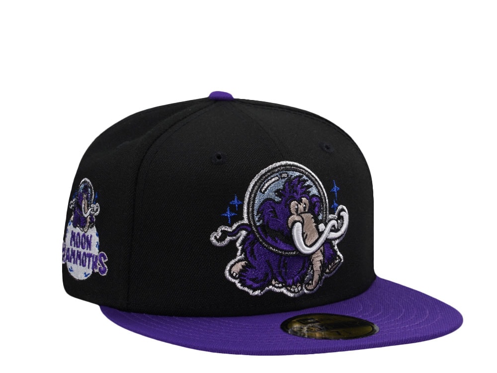 New Era Erie Moon Mammoths Black Two Tone Edition 59Fifty Fitted Cap
