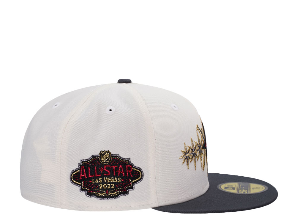 New Era Vegas Golden Knights All Star Game 2022 Chrome Metallic Two Tone Edition 59Fifty Fitted Cap
