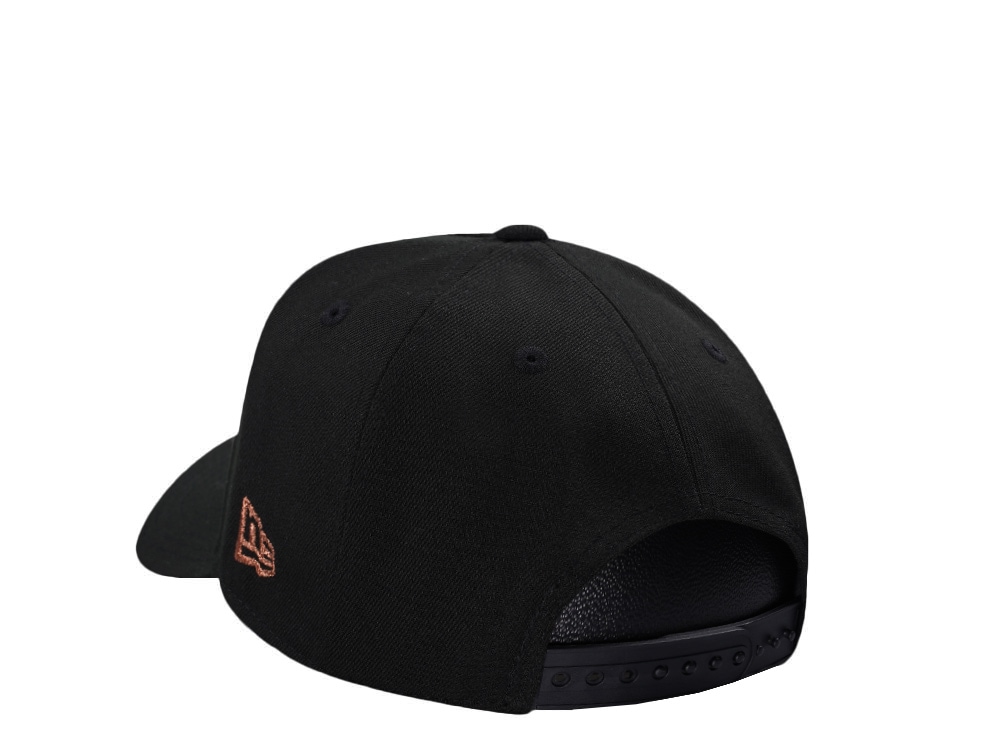 New Era Los Angeles Dodgers Back To Back Champions Cow Black Prime Edition 9Forty A Frame Snapback Cap