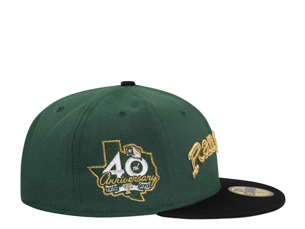 New Era Texas Rangers 40th Anniversary Golden Script Two Tone Edition 59Fifty Fitted Cap