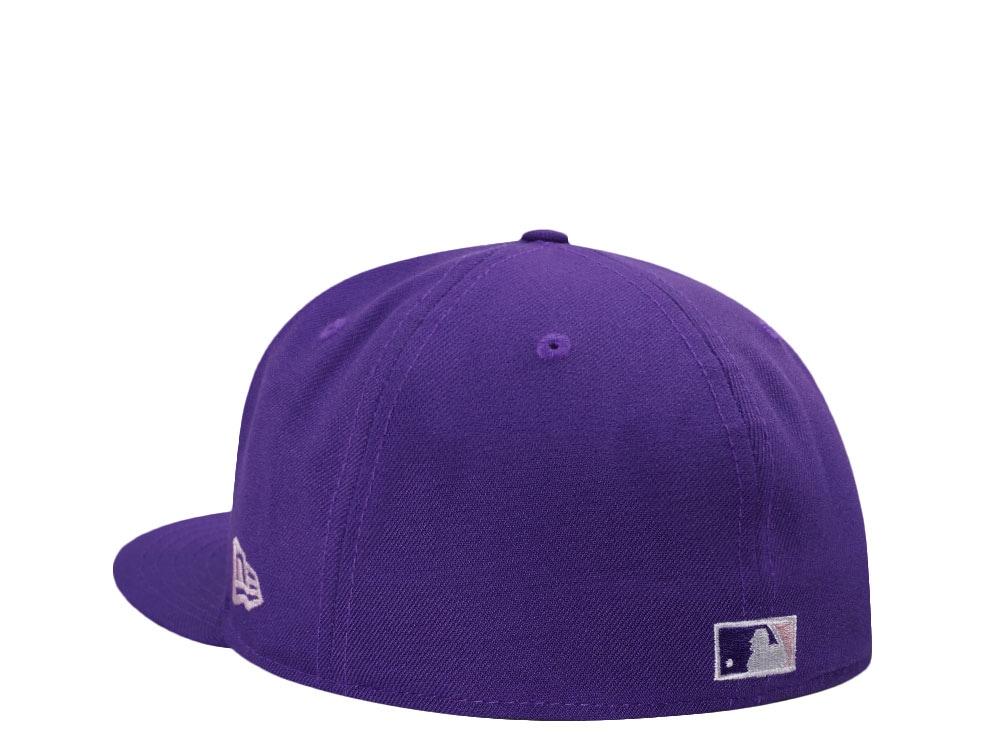 New Era Minnesota Twins Bomba Squad Purple Pink Prime Edition 59Fifty Fitted Cap