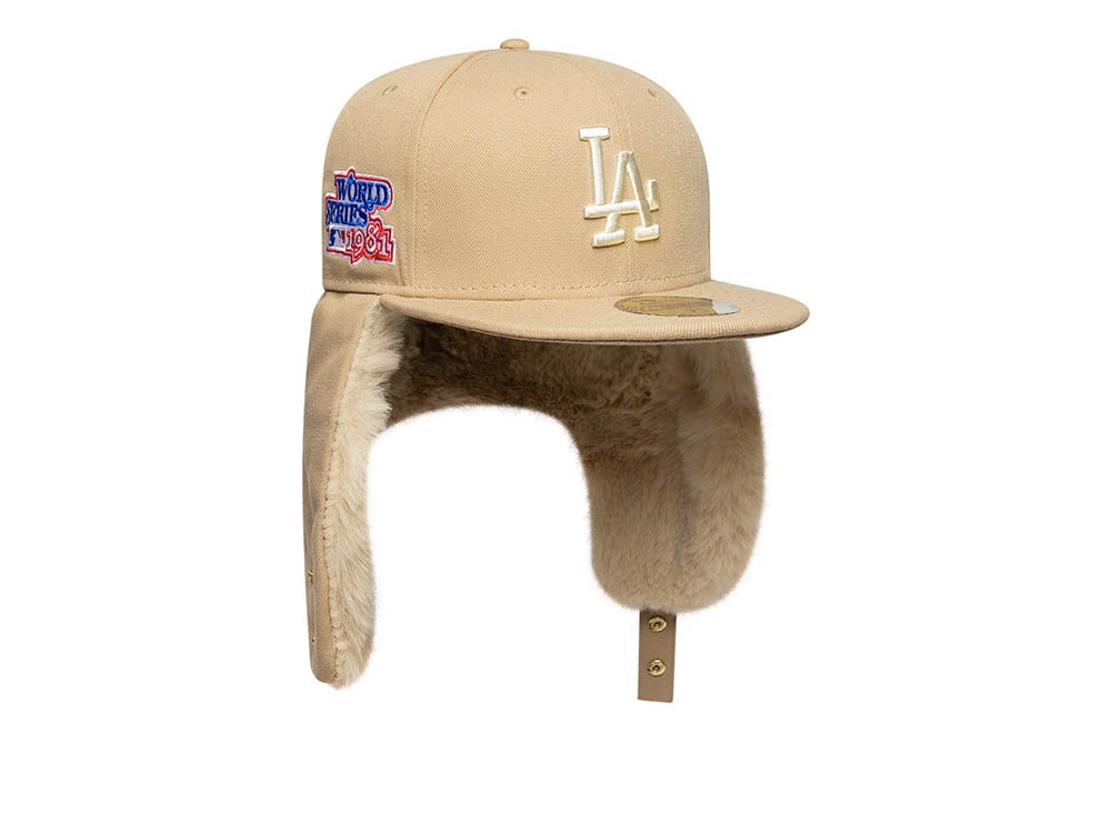 New Era Los Angeles Dodgers World Series 1981 Camel Prime Edition 59Fifty Dogear Fitted Cap