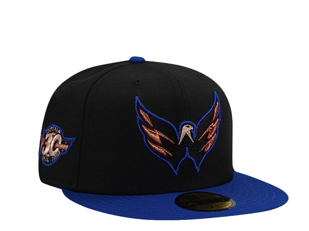 New Era Washington Capitals 30th Anniversary Black Two Tone Edition 59Fifty Fitted Cap