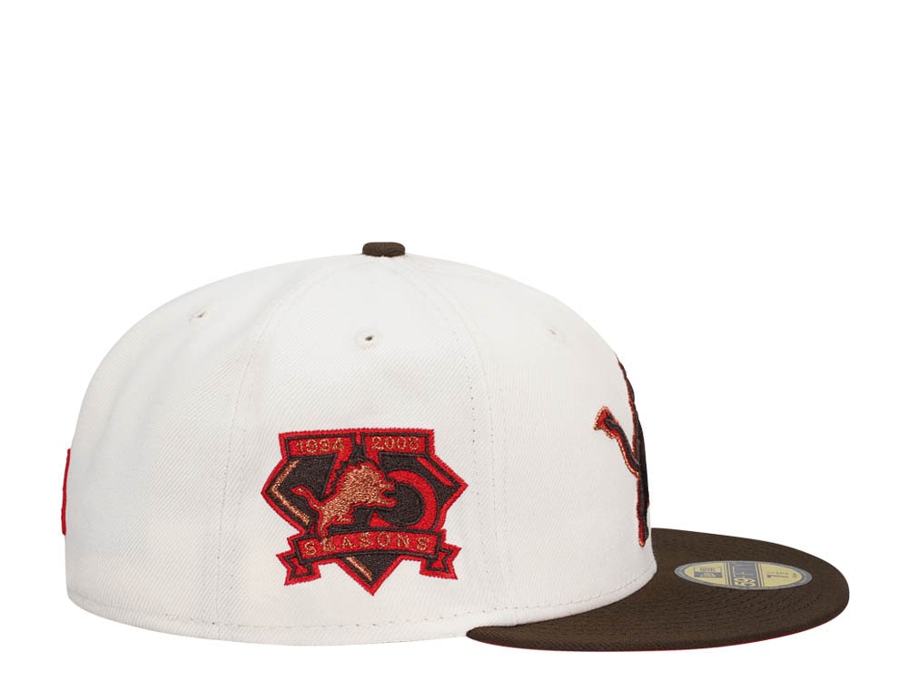 New Era Detroit Lions 75 Seasons Chrome Two Tone Edition 59Fifty Fitted Cap