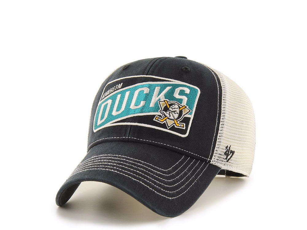 47Brand Anaheim Ducks Slash Patch Classic Trucker Snapback Cap
