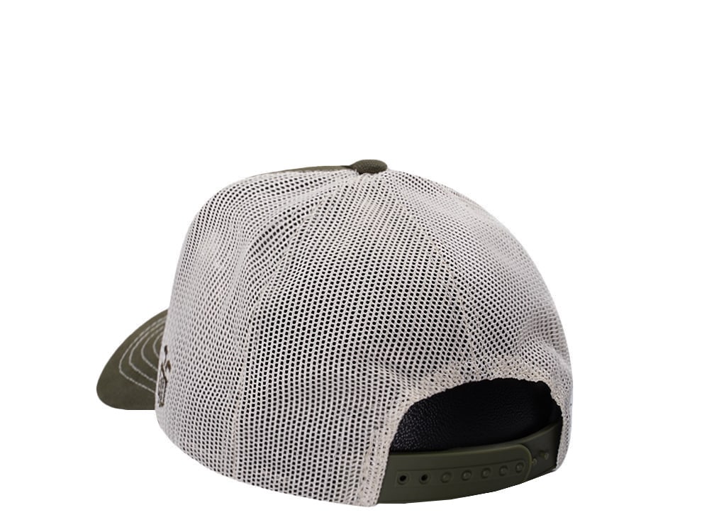 Parallel Union Heritage Fishing Patch Olive Edition Trucker Snapback Cap