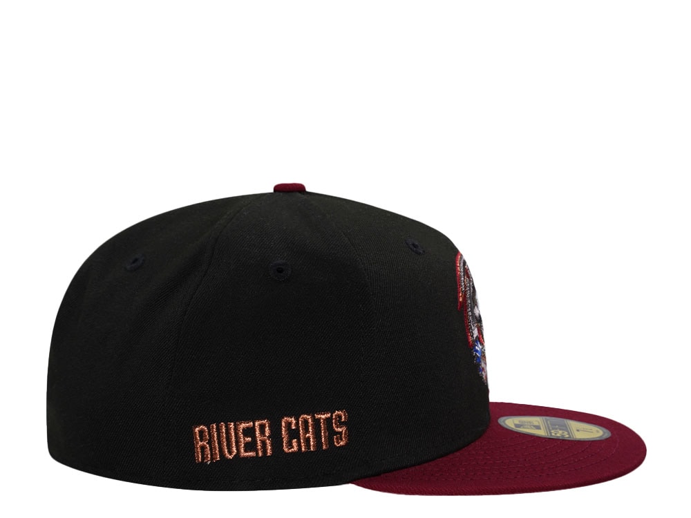 New Era Sacramento Rivercats Metallic Edition Black 59Fifty Fitted Cap
