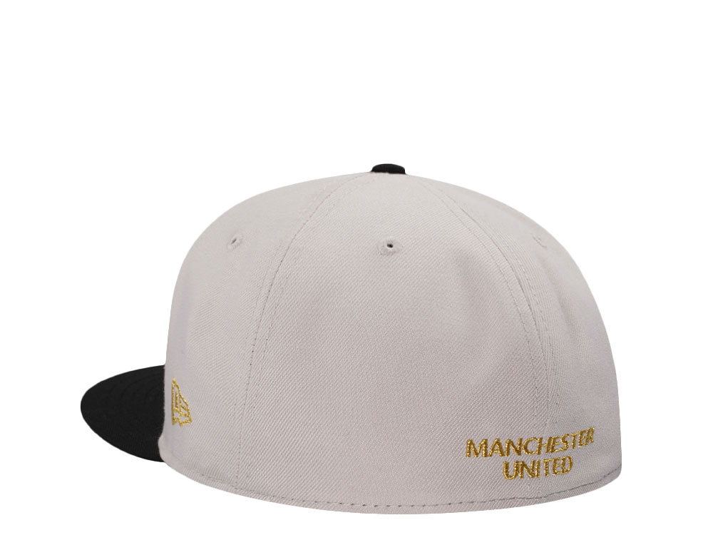 New Era Manchester United Stone Gold Two Tone Edition 59Fifty Fitted Cap