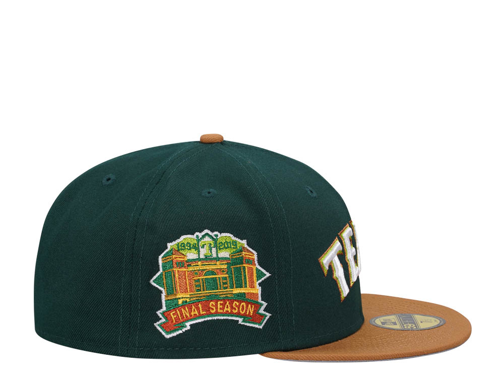New Era Texas Rangers Final Season Script Two Tone Edition 59Fifty Fitted Cap