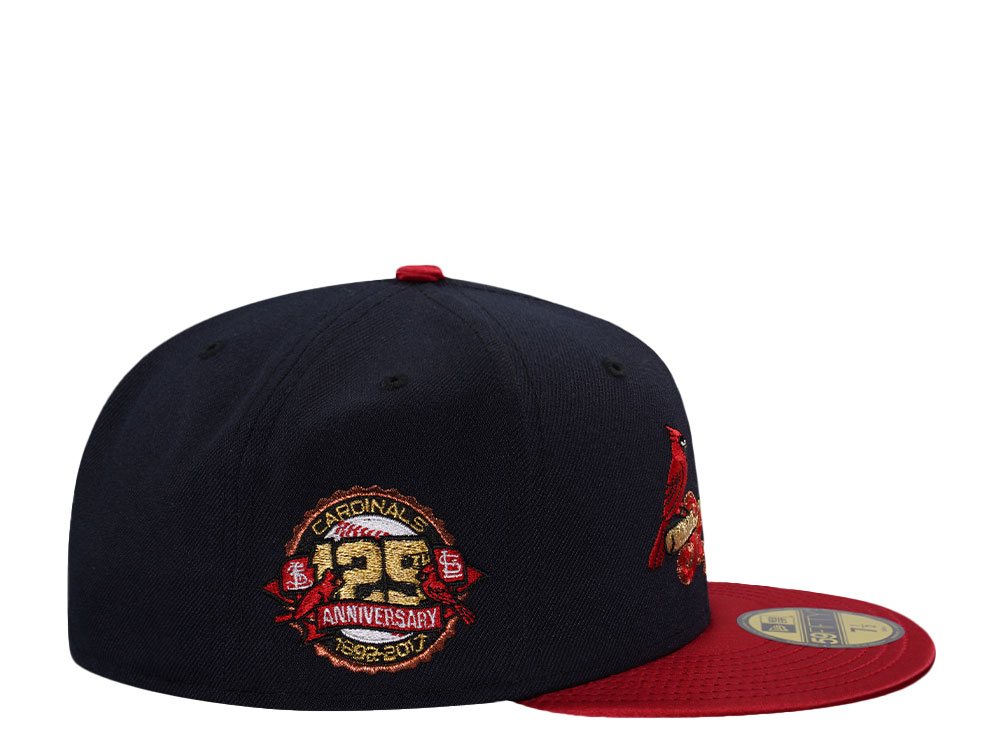 New Era St. Louis Cardinals 125th Anniversary Satin Brim Two Tone Edition 59Fifty Fitted Cap