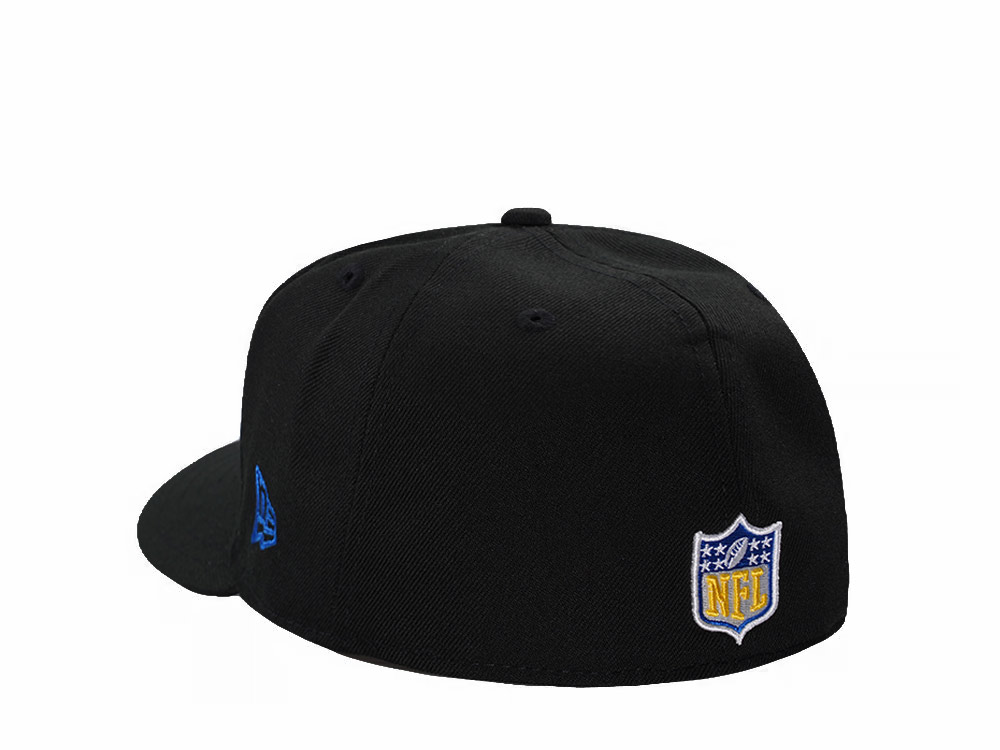 New Era Los Angeles Rams Black Classic Edition Pre Curved 59Fifty Fitted Cap