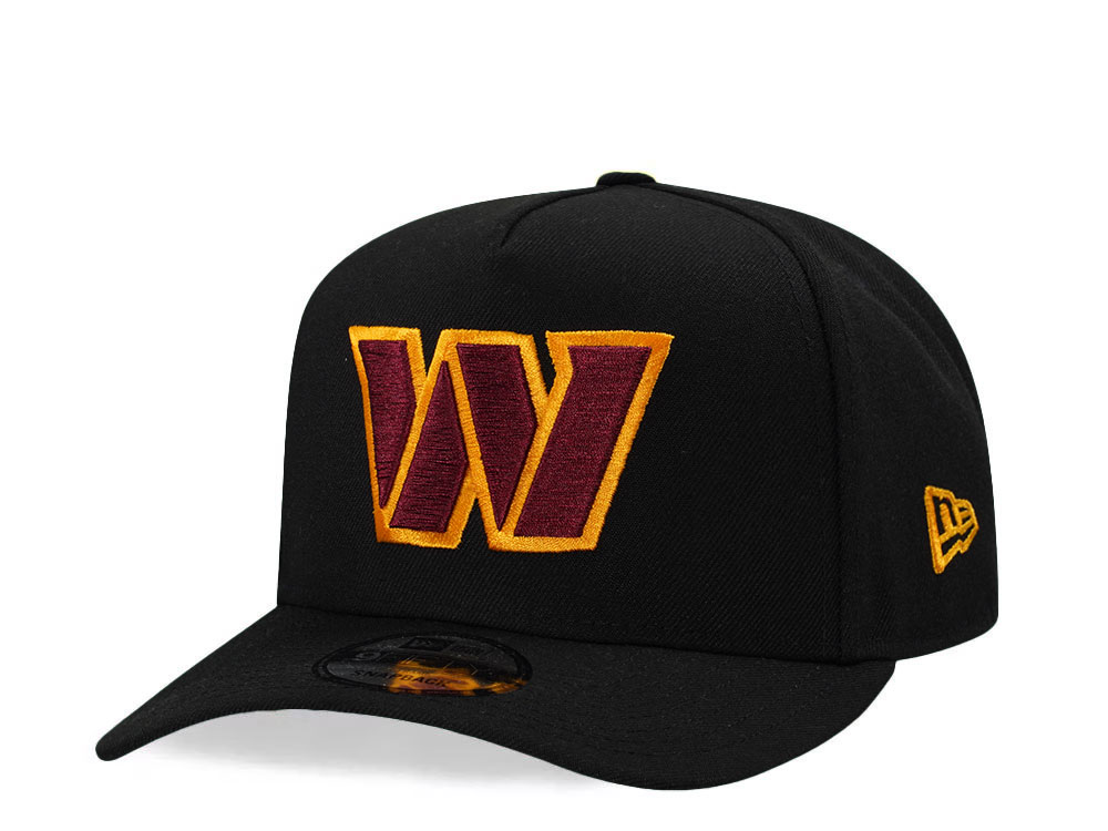 New Era Washington Commanders Black Classic Edition 9Fifty A Frame Snapback Cap