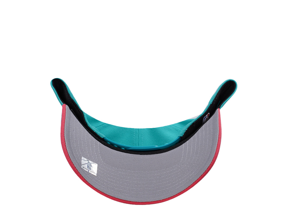 New Era Miami Heat Coral Two Tone Edition 9Forty A Frame Snapback Cap