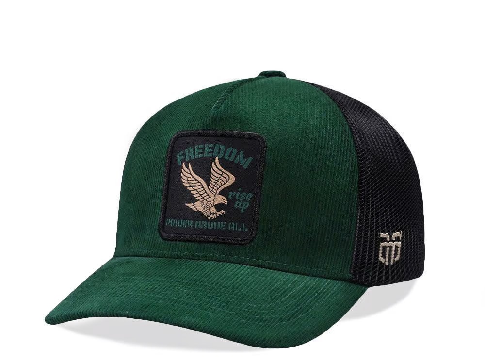 Parallel Union Freedom Eagle Dark Green Edition Trucker Snapback Cap