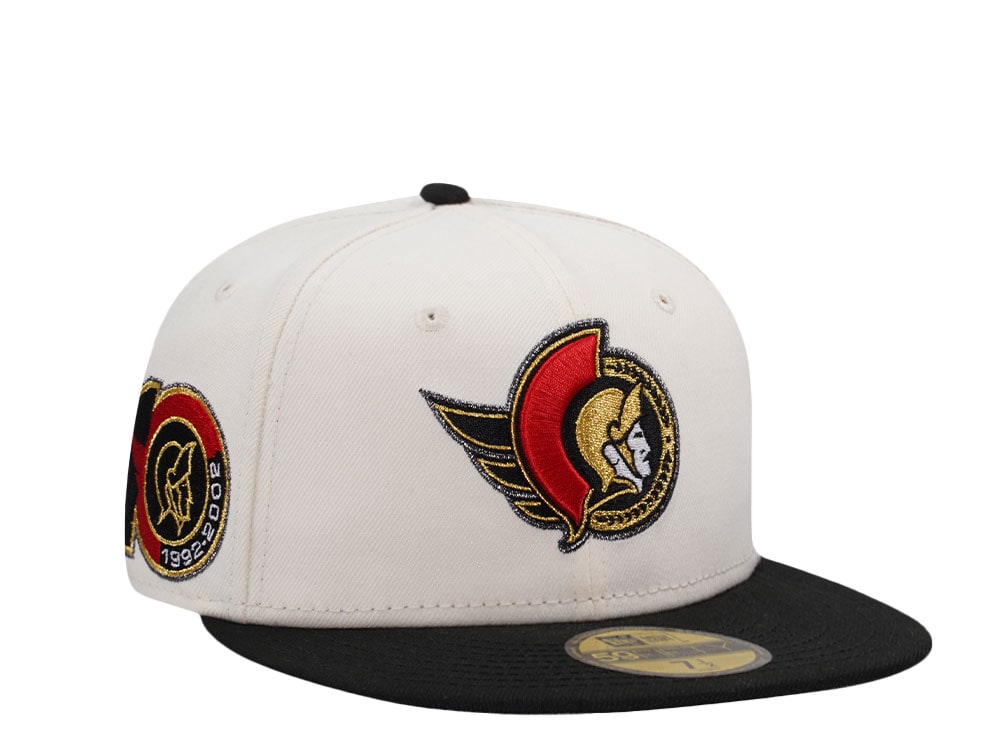 New Era Ottawa Senators 10th Anniversary Chrome Two Tone Edition 59Fifty Fitted Cap