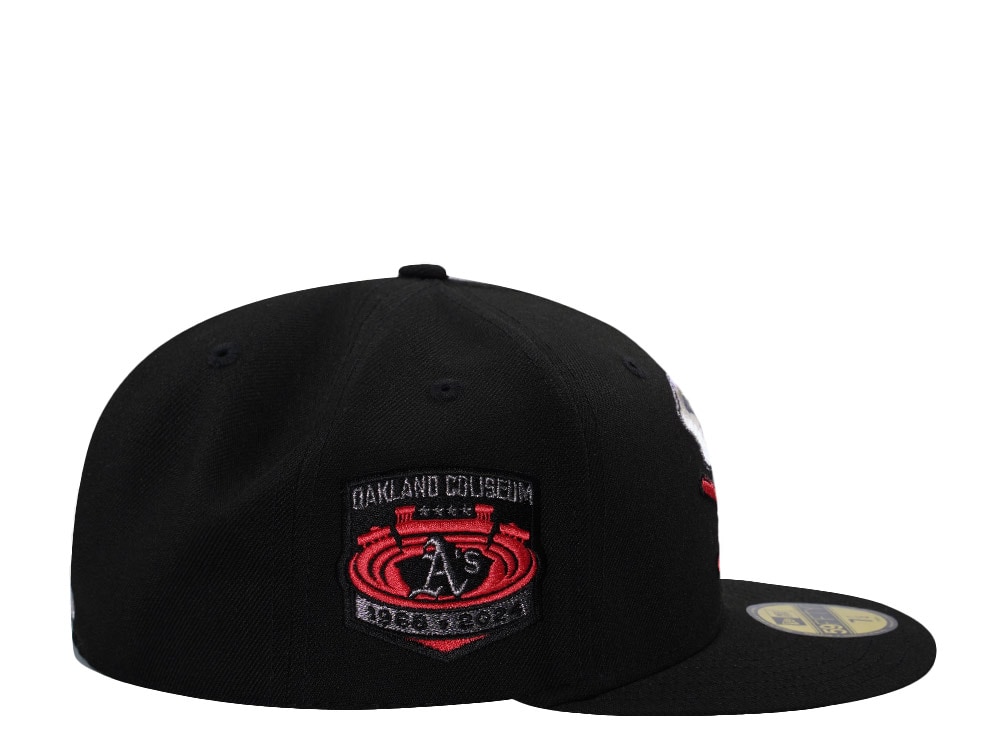 New Era Oakland Athletics Coliseum Black Prime Edition 59Fifty Fitted Cap