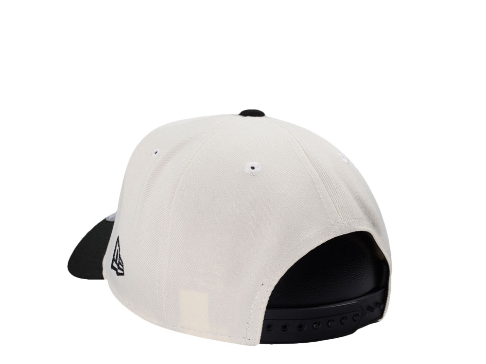 New Era Texans Rangers Chrome Black Two Tone Edition 9Forty A Frame Snapback Cap