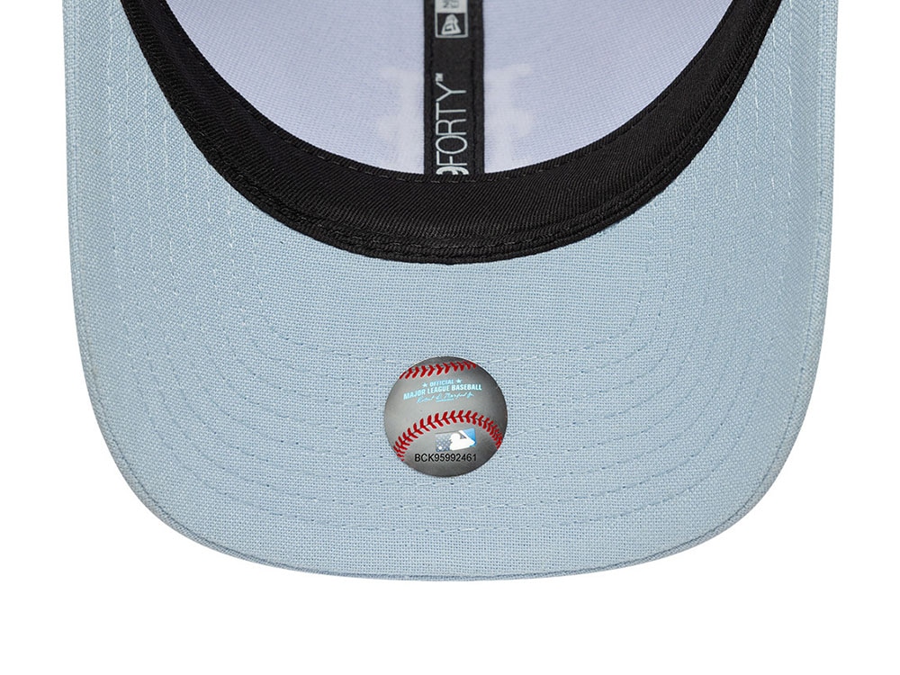 New Era New York Mets Linen Light Blue Edition 9Forty M Crown Snapback Cap