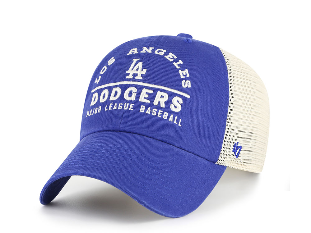 47 Brand Los Angeles Dodgers Blue Clean Up Trucker Snapback Cap