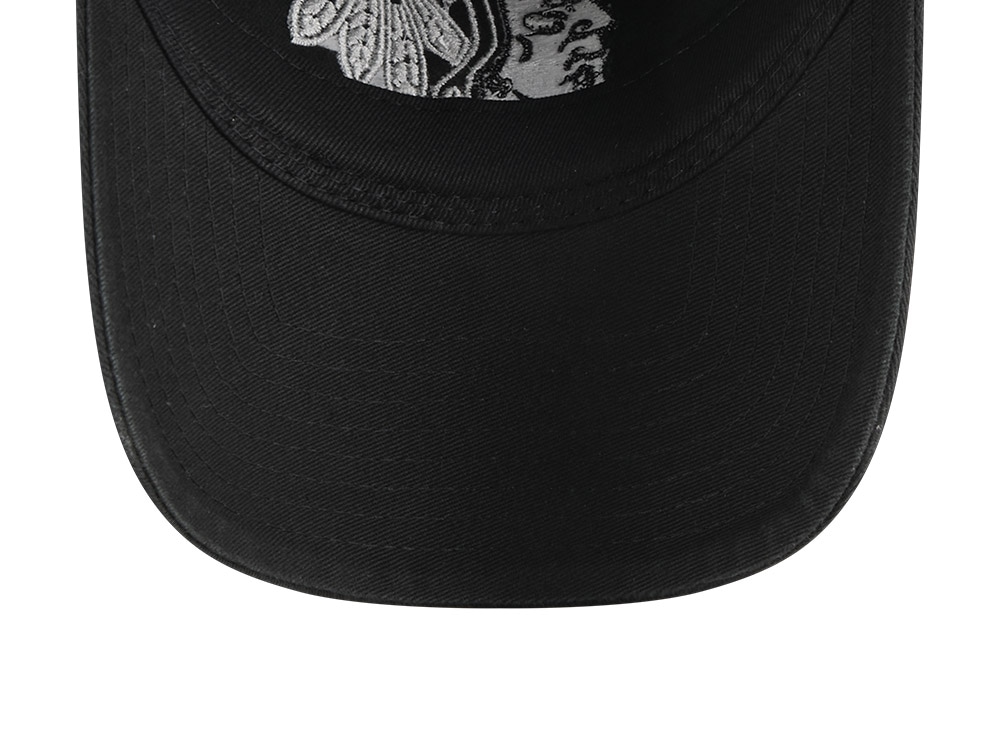 New Era Chicago Blackhawks Stamp Black 9Twenty Snapback Cap