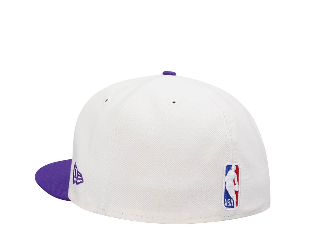 New Era Utah Jazz Chrome Purple Two Tone Edition 59Fifty Fitted Cap