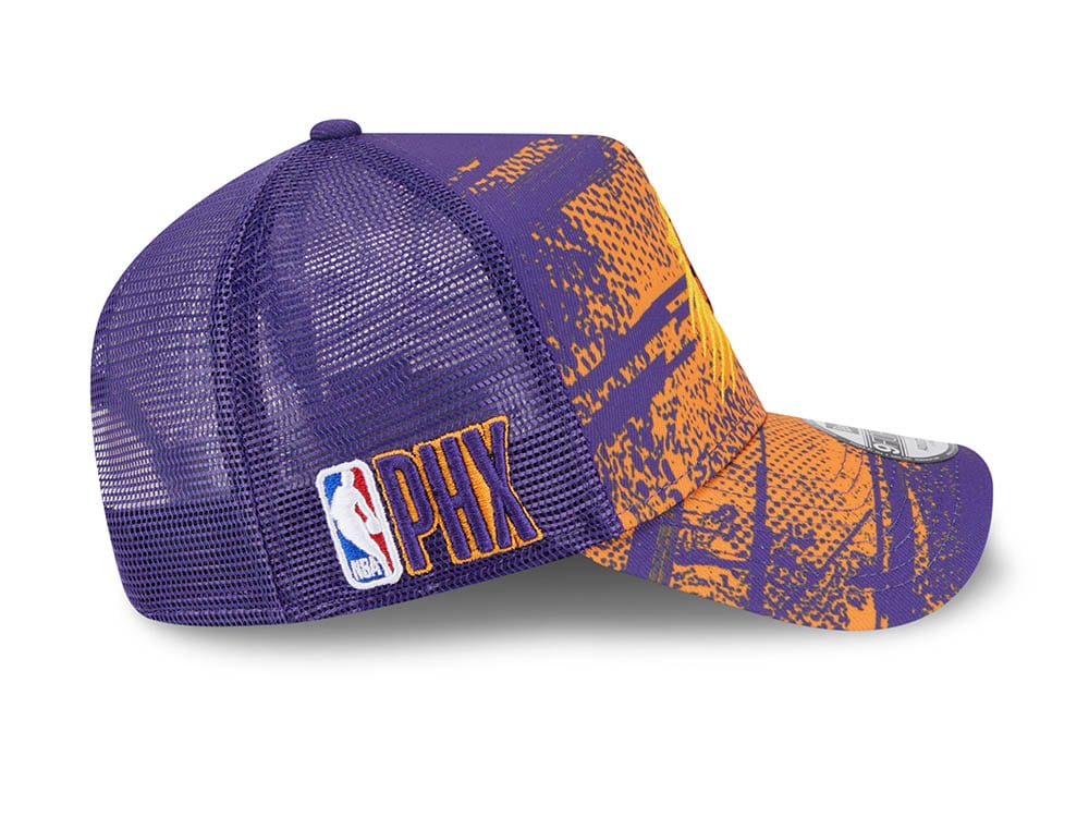 New Era Phoenix Suns NBA Tip Off 2024 Trucker 9Forty A Frame Snapback Cap