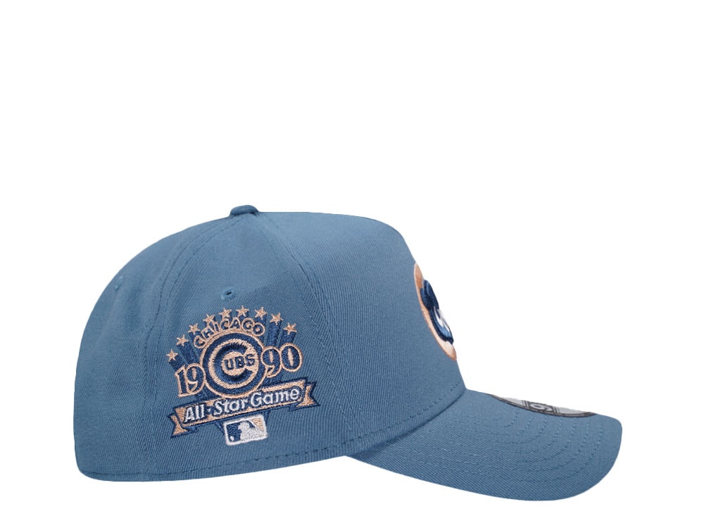 New Era Chicago Cubs All Star Game 1990 Indigo Peach Edition 9Forty A Frame Snapback Cap