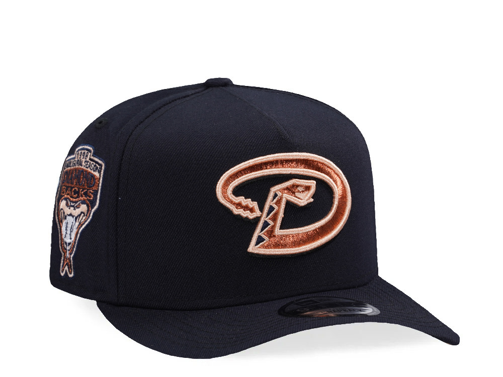 New Era Arizona Diamondbacks Inaugural Season 1998 Navy Prime Edition 9Fifty A Frame Snapback Cap