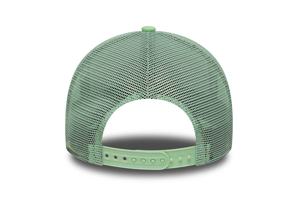 New Era Oval Foam Patch Mint 9Forty A Frame Trucker Snapback Cap