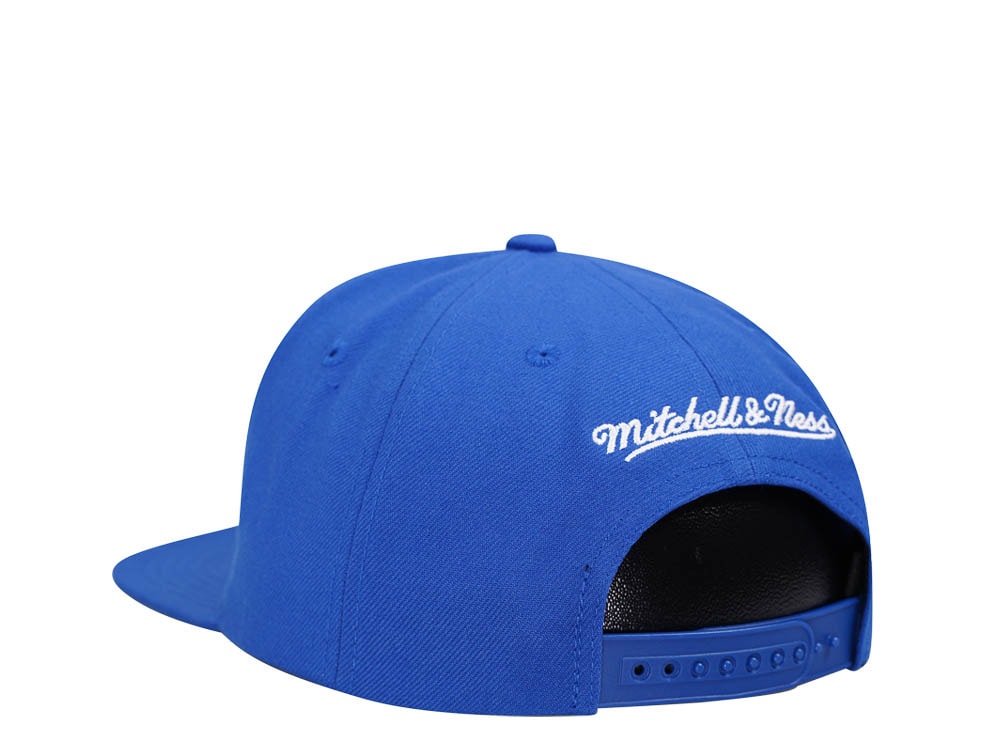 Mitchell & Ness Dallas Mavericks Conference Patch Blue Snapback Cap