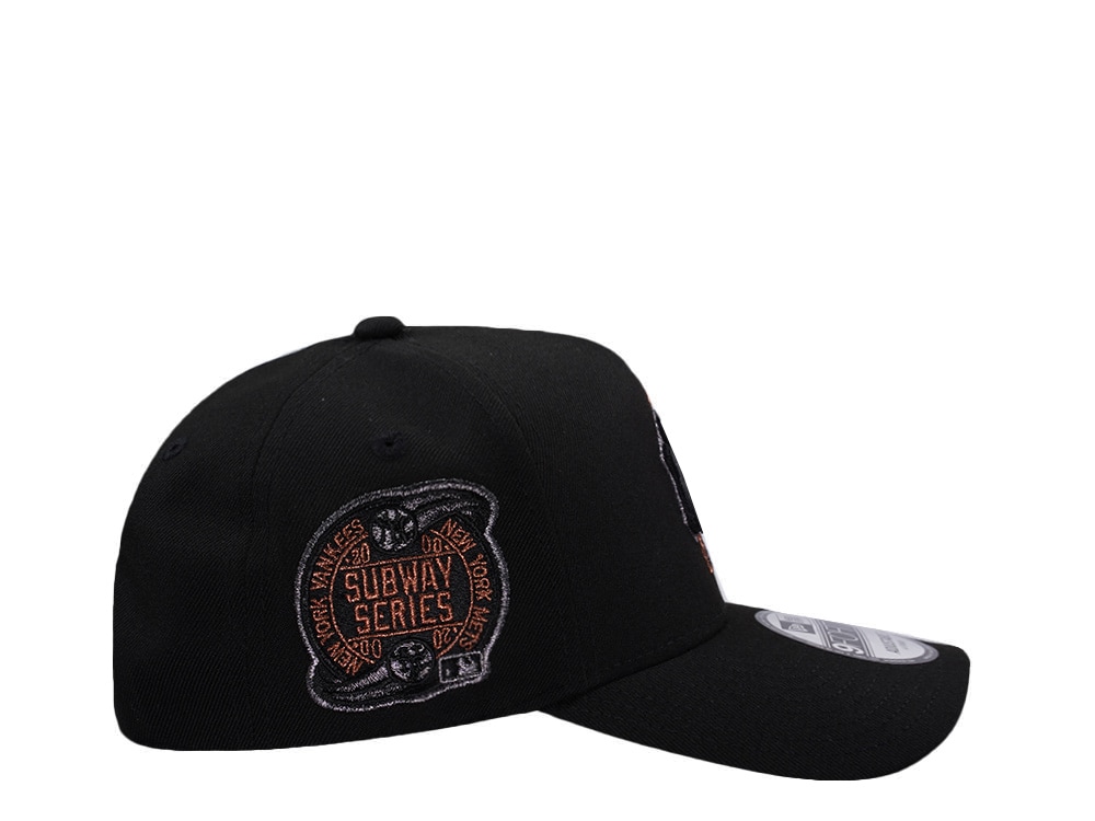 New Era New York Yankees World Series 2000 Black Prime Edition 9Forty A Frame Snapback Cap