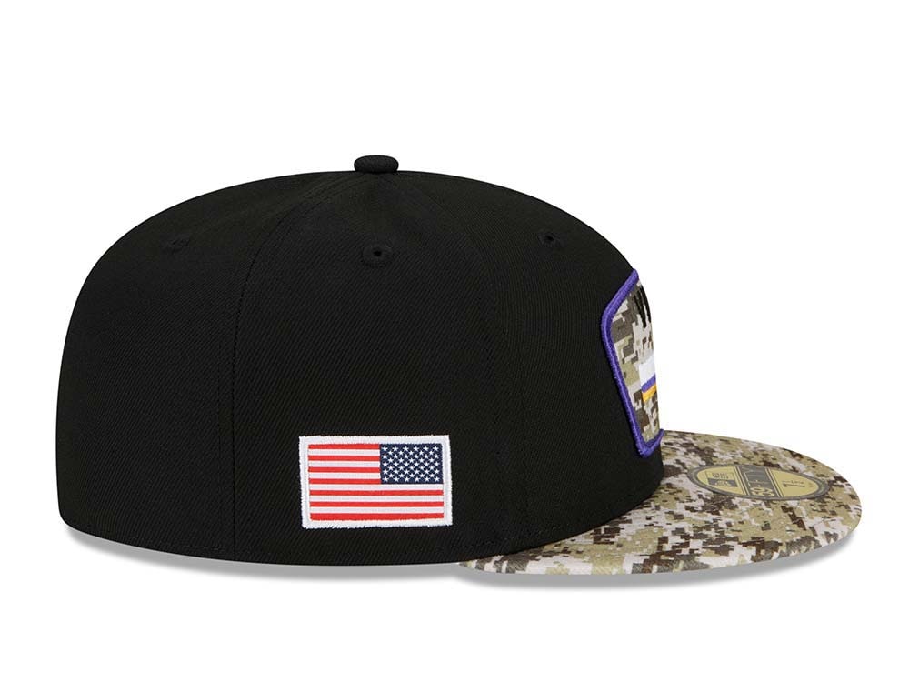 New Era Minnesota Vikings Salute to Service 21 59Fifty Fitted Cap