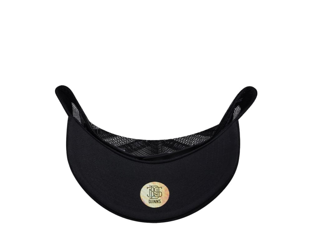 Djinns Do Nothing Club Suede Black Trucker Snapback Cap
